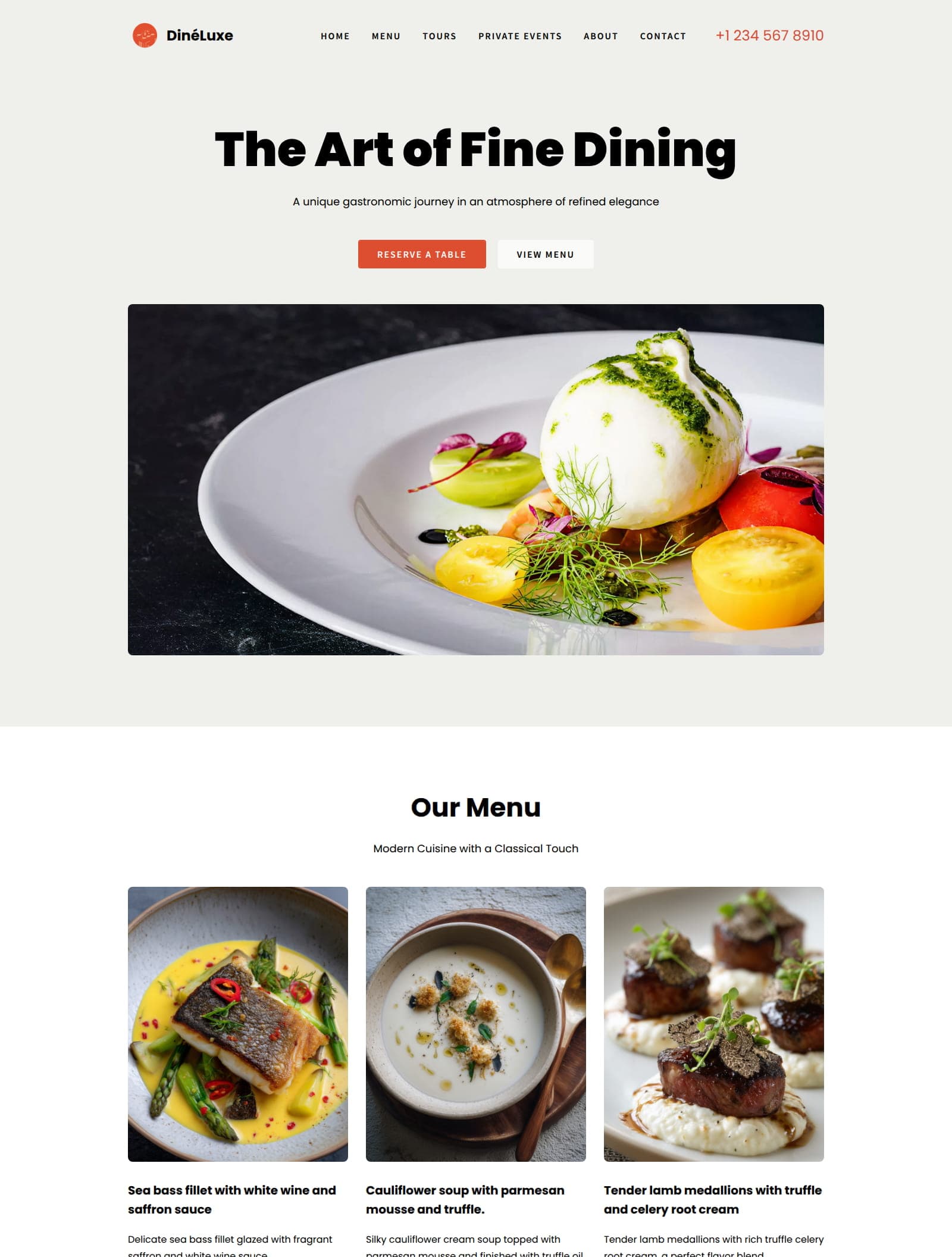 Fine Dining Restaurant
