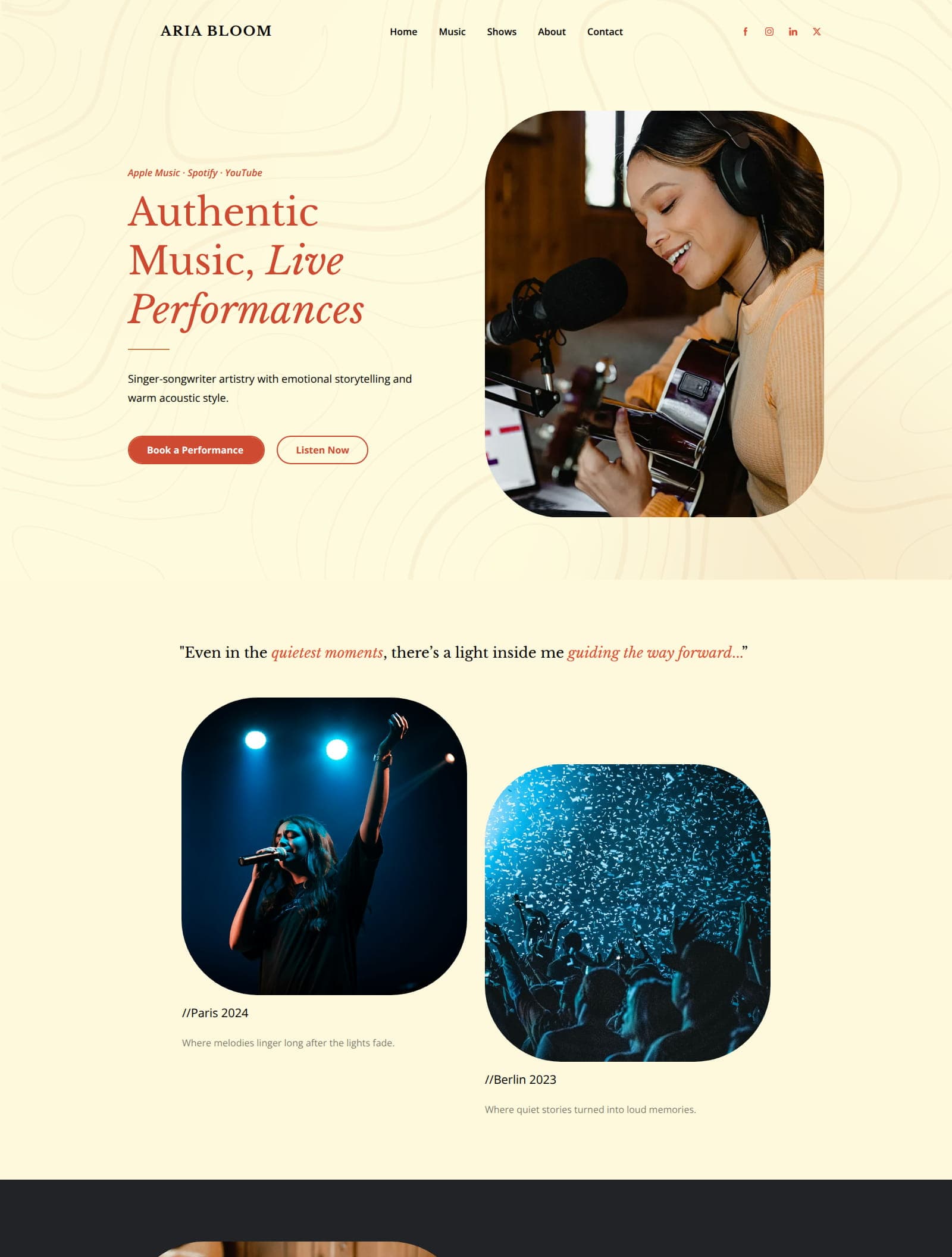 Artist Performance