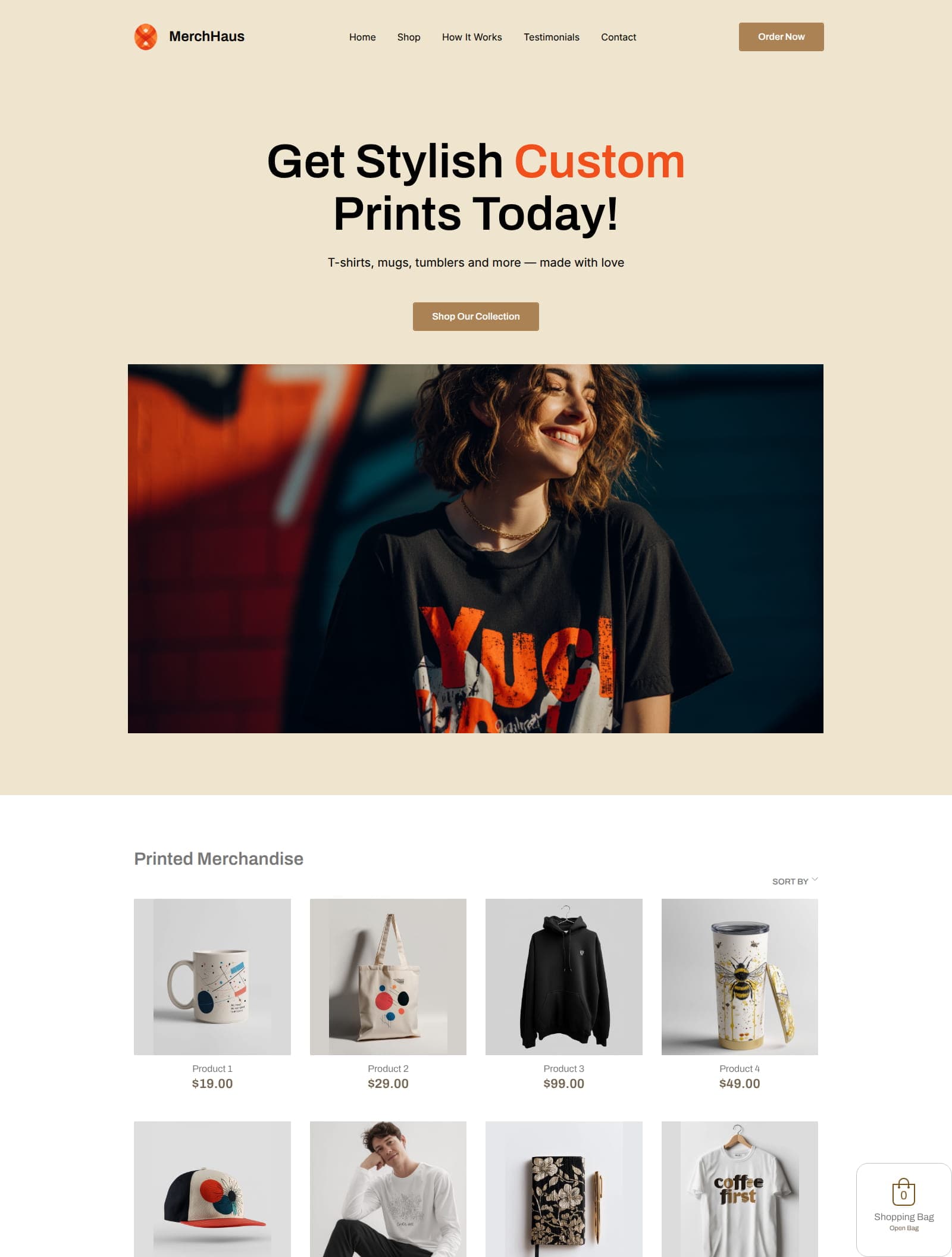 Custom Printed Merchandise