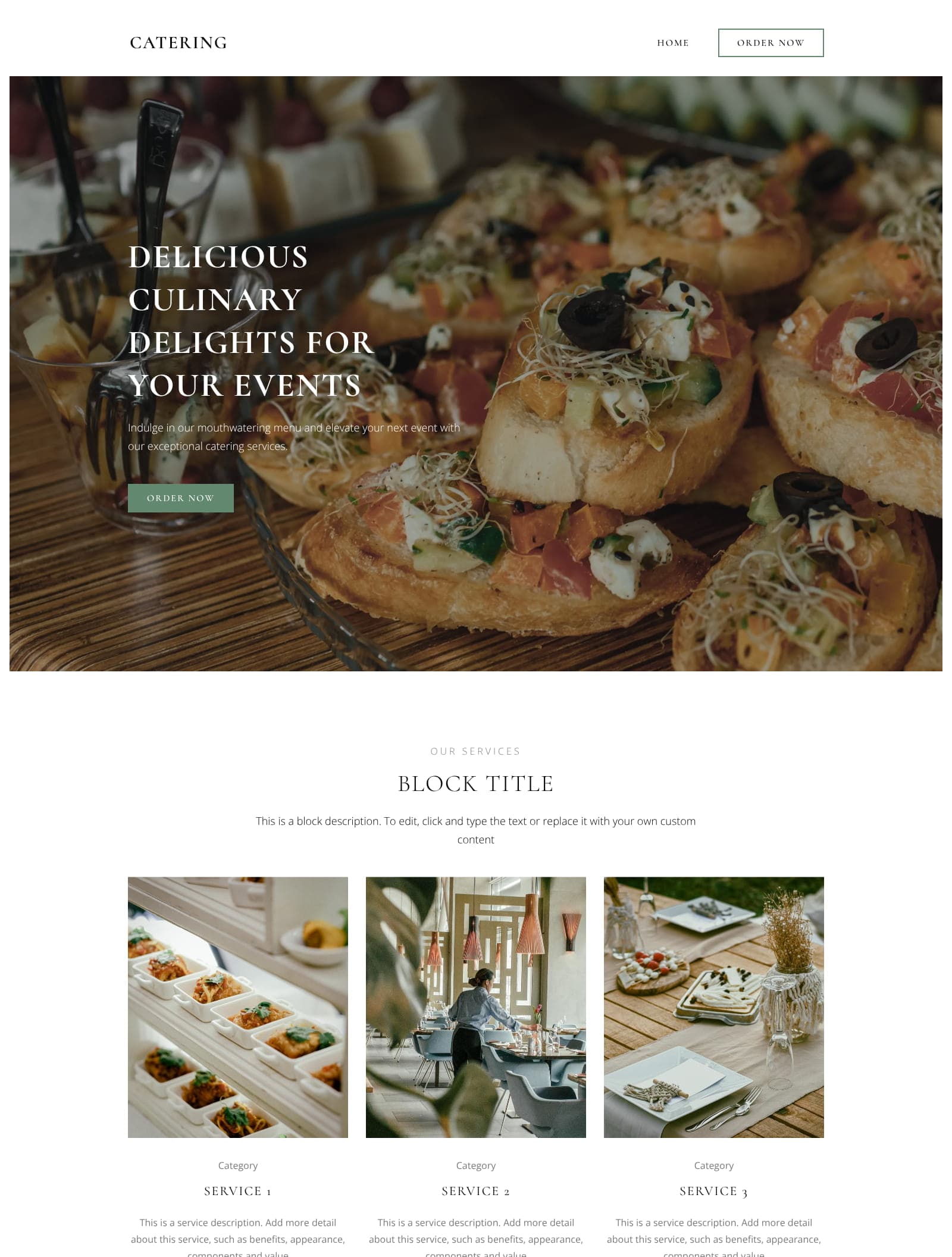 Catering