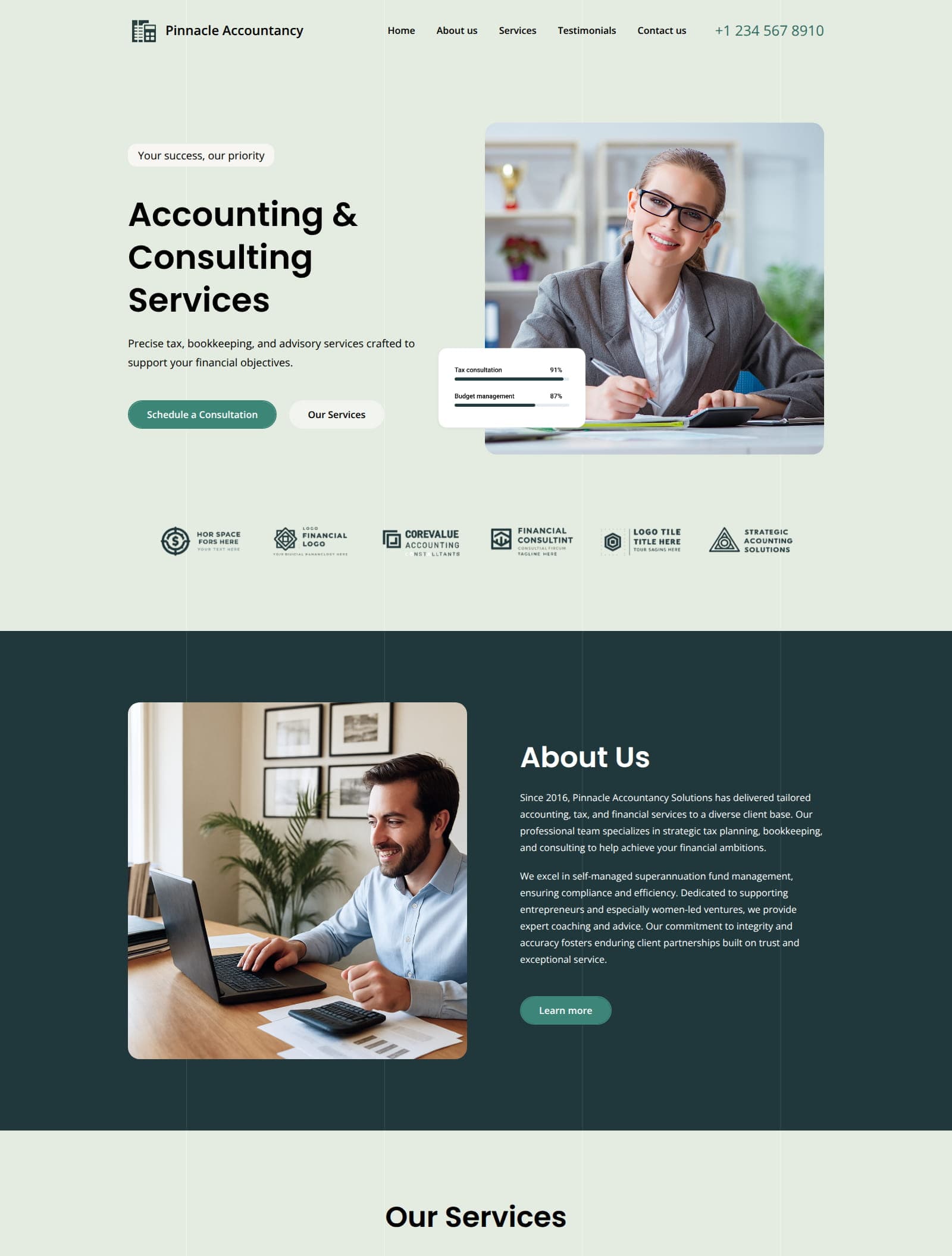 Accounting consulting