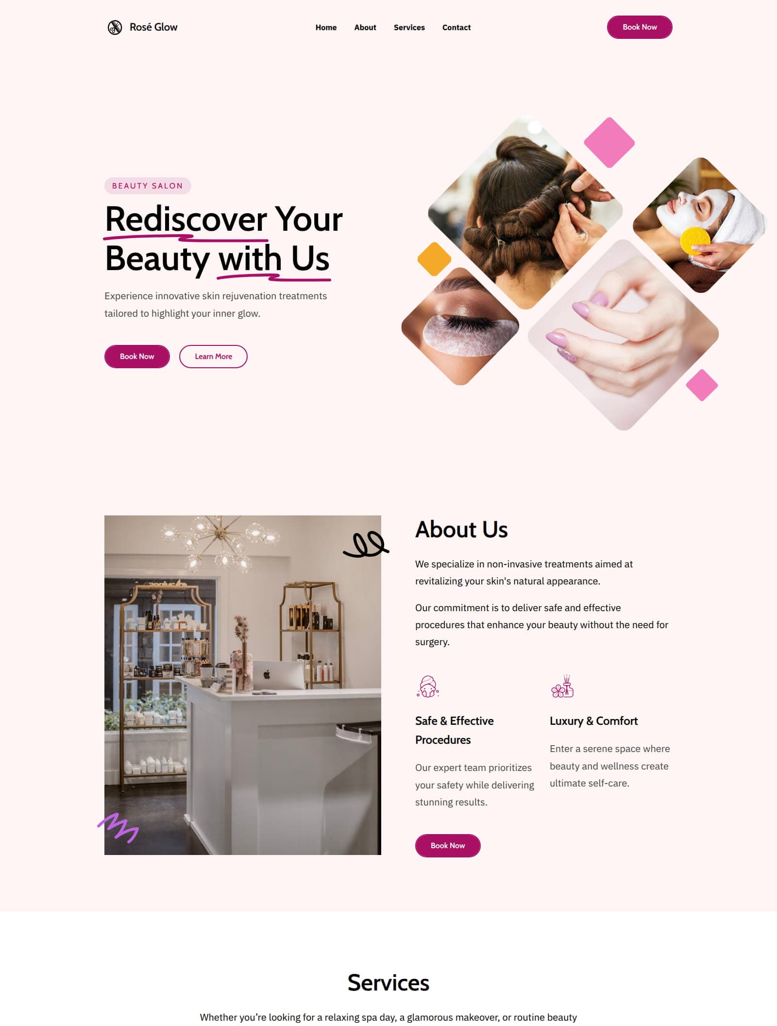 Beauty salon