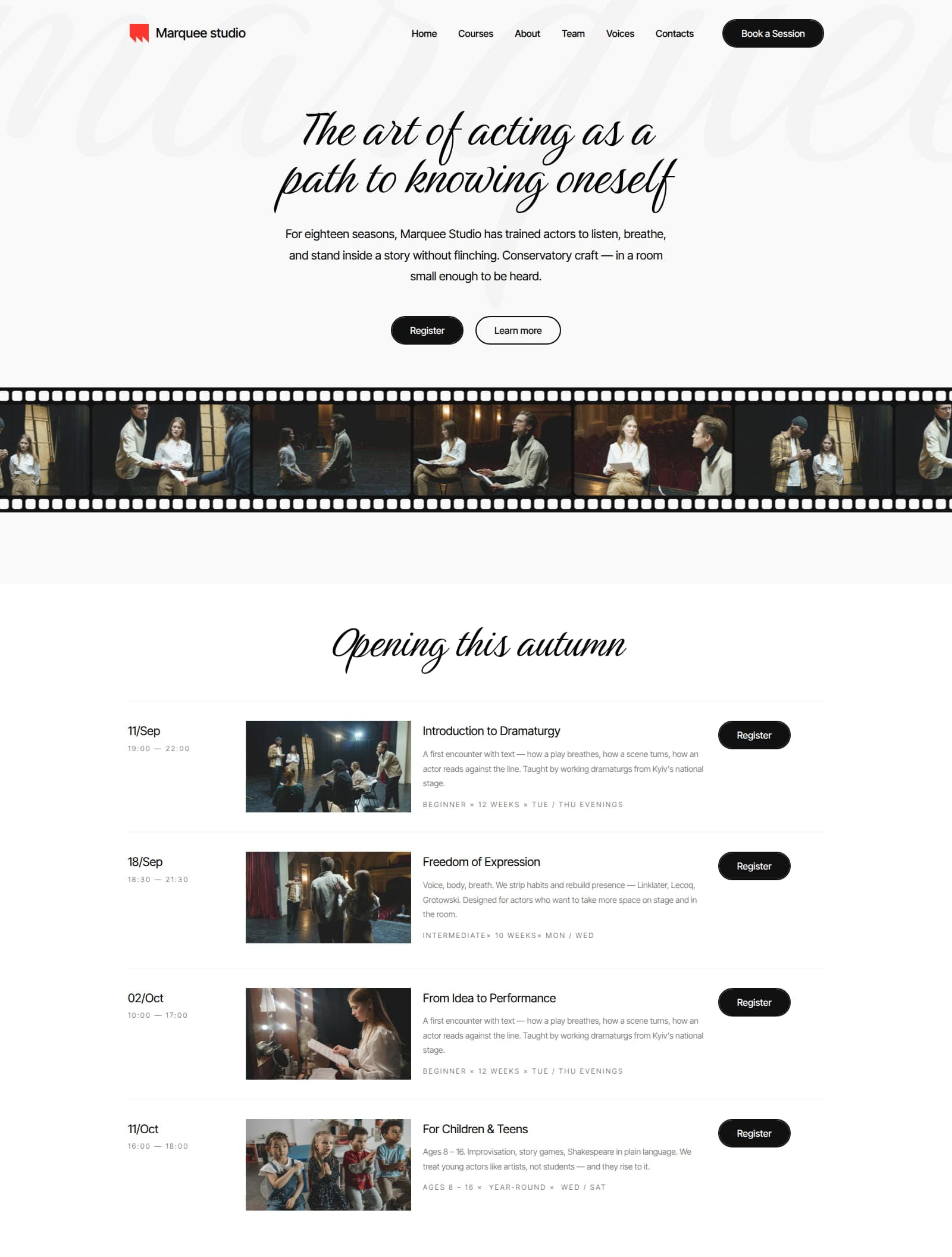 Acting School